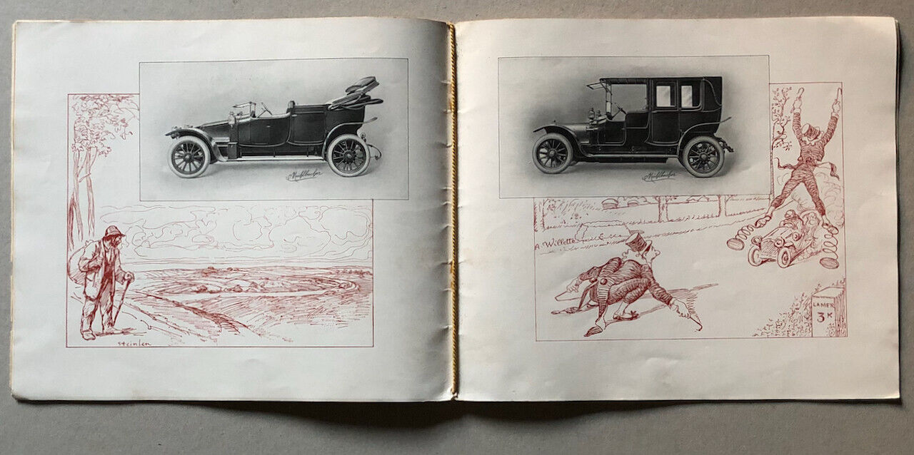 Mühlbacher — Robida, Forain, Steinlen… — Catalogue voitures publicitaire c. 1910