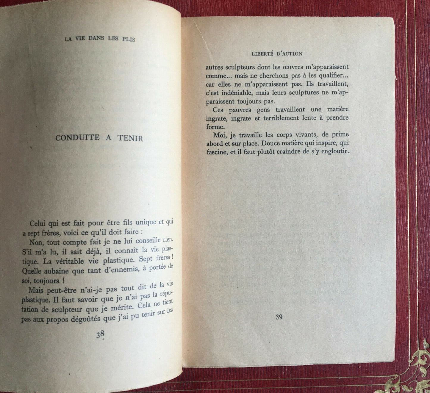 HENRI MICHAUX - LA VIE DANS LES PLIS - É.O. - SERVICE PRESSE - GALLIMARD - 1949.
