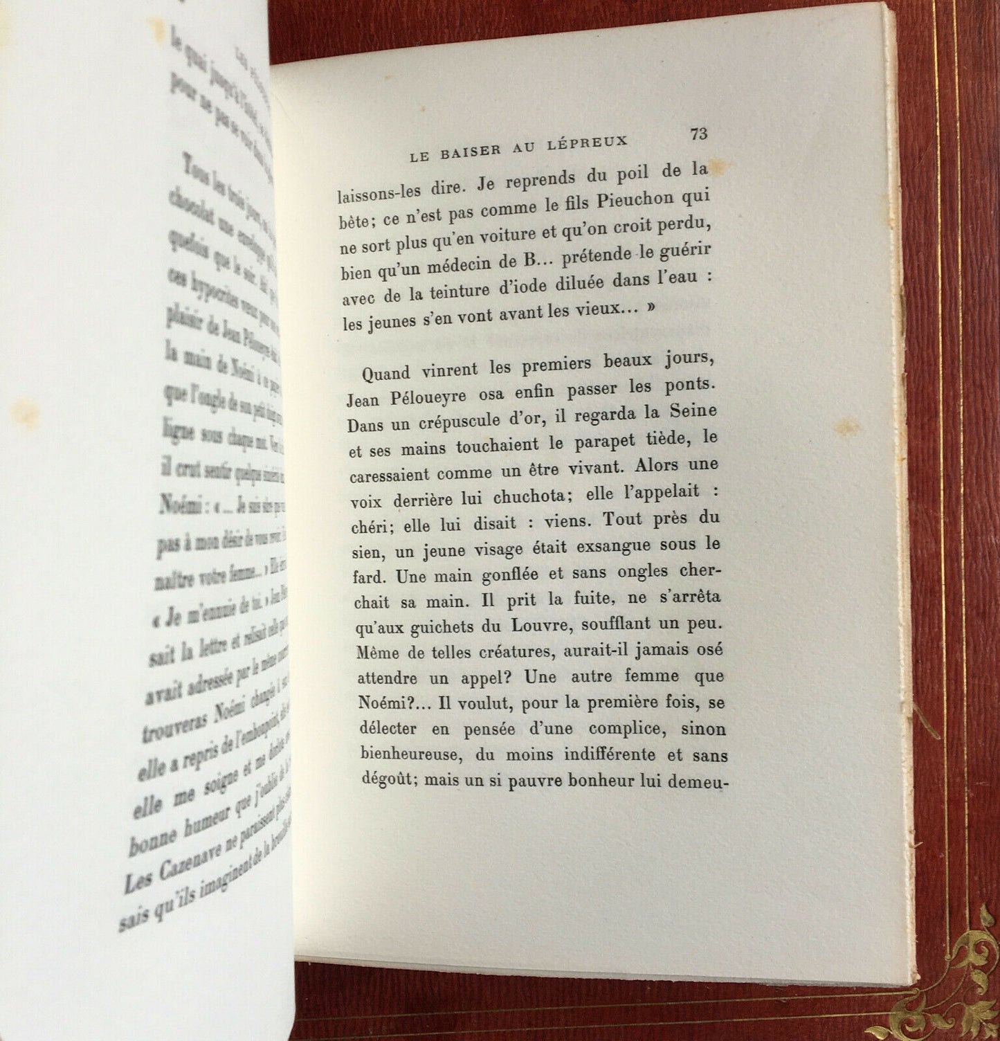 François Mauriac — Les Péloueyre : Le Baiser au lépreux & Genitrix — exemplaire numéroté sur vélin du marais — Calmann-Lévy — 1925.