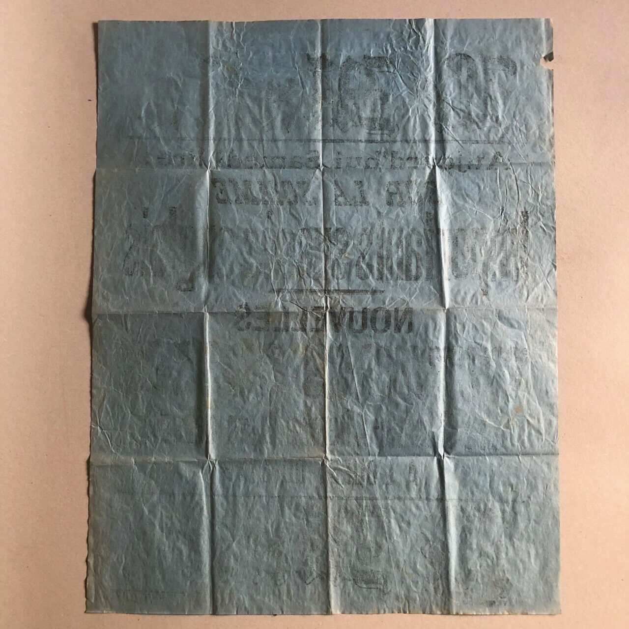 Le Matin — Important English hits — Newsstand poster — July 8, 1916.