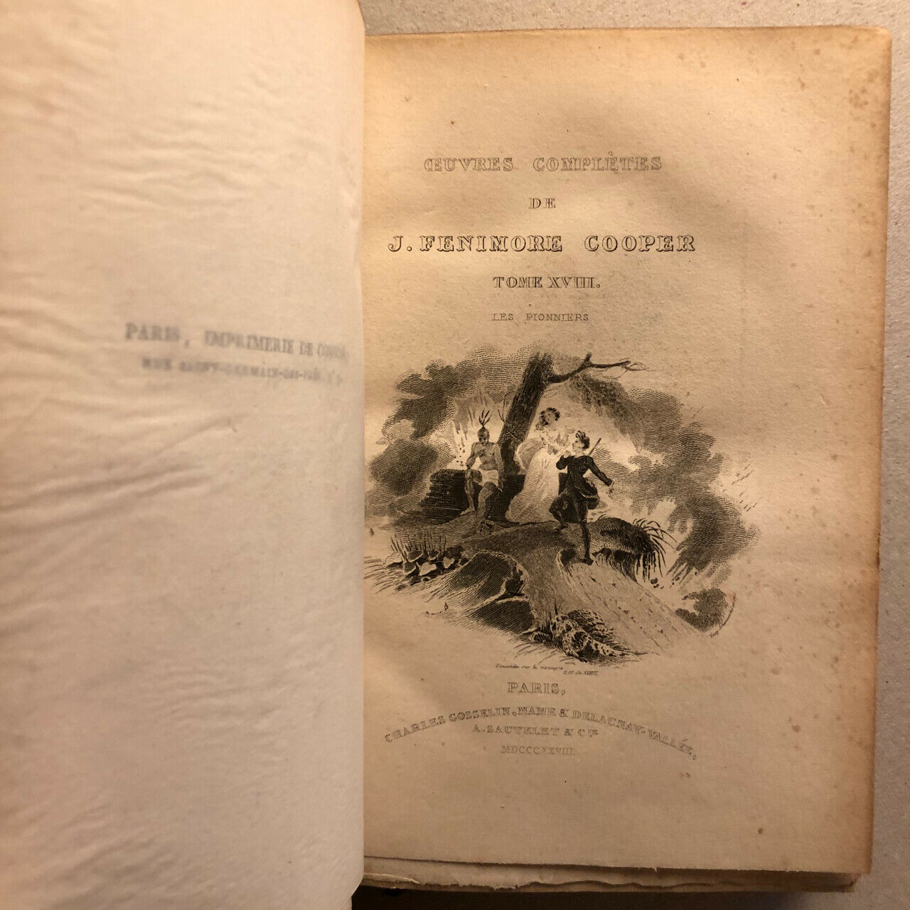 Fenimore Cooper — Œuvres complètes — 27 vol. — 1ère édition — Gosselin — 1824-30