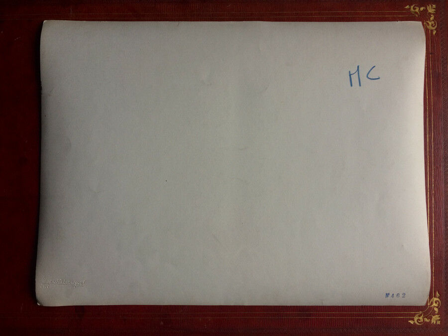 Voinquel — Martine Carol & Charles Boyer in 'Nana' — 39 x 29.5 cm stamp 1955