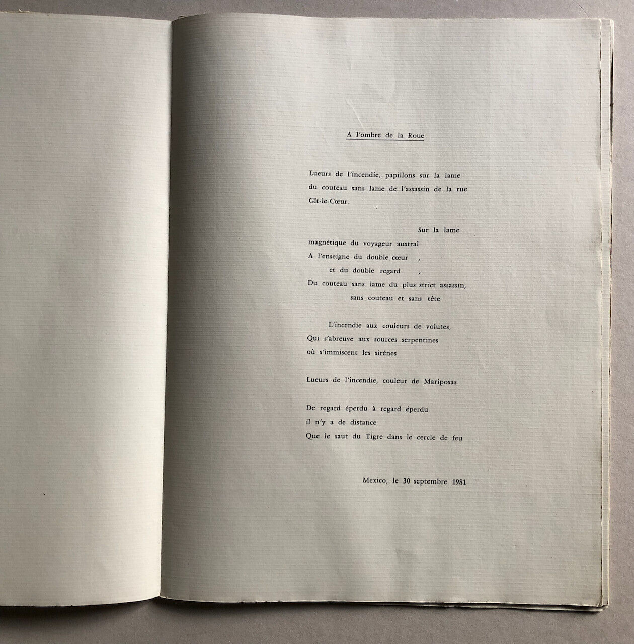 Hervé Girardin, Olivier Le Bars, Jacques Grué — La Fiancée de Lacenaire — 300 ex