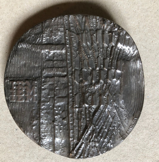 Siv Holme — Médaille IBM France / tour Eiffel — bronze florentin — Ø 85 mm —1985