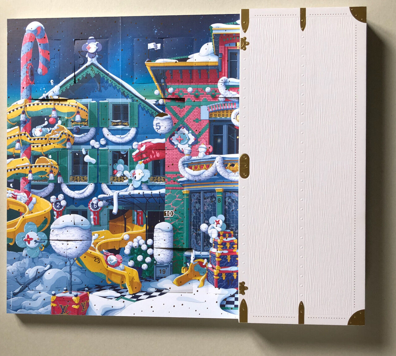 Louis Vuitton — calendrier de l 'Avent Vivienne 2022 — 24 décorations de noël .