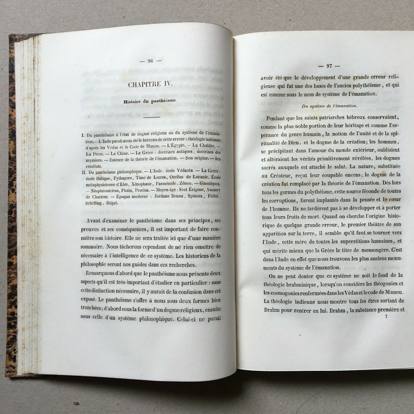 H. Maret — Essai sur le panthéisme dans les sociétés modernes — Sapia — 1840
