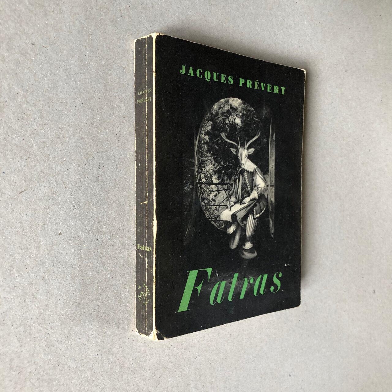 Jacques Prévert — Fatras — É.O. — dessin & envoi autographe — NRF — 1966.