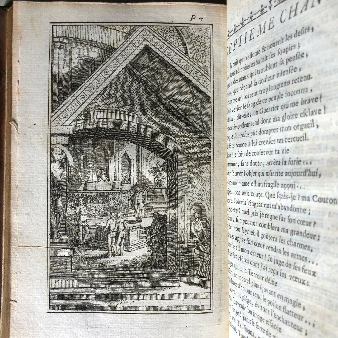 Duboccage — La Colombiade — e.o. — Terrestrial paradise — binding with arms — 1756.