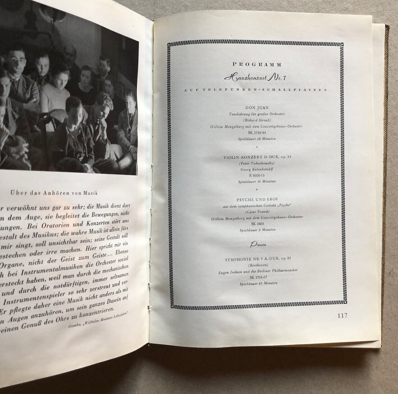 Die Schallplatten-Fibel — catalogue des disques Telefunken — Reher — année 1939.