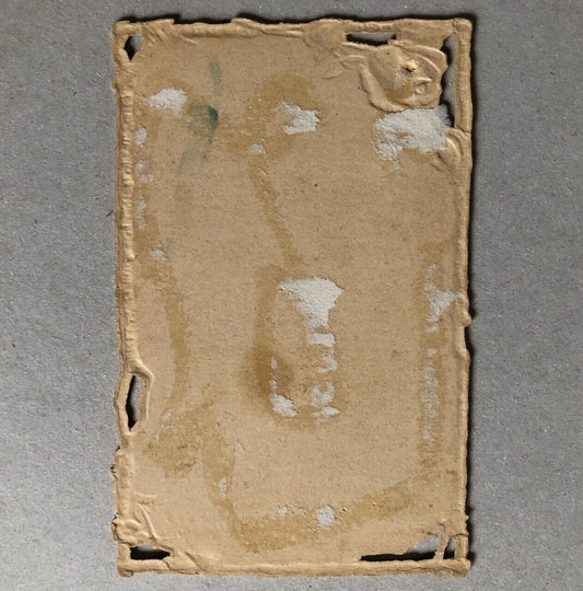 Au bonheur des dames — chromolithographie publicitaire — Chapeaux Troyes c. 1890