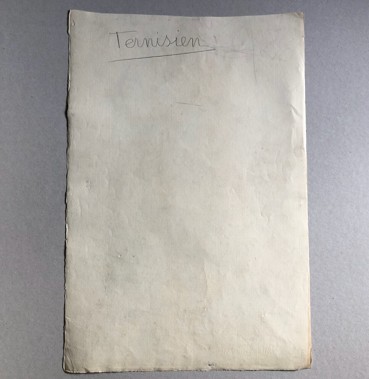 Statue d'après l'antique — dessin académique — fusain sur papier — 47,5 x 32 cm