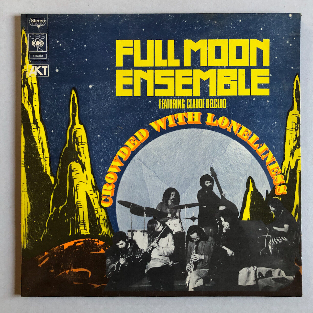 Full Moon Ensemble — Crowded with loneliness — original French press — CBS 1970