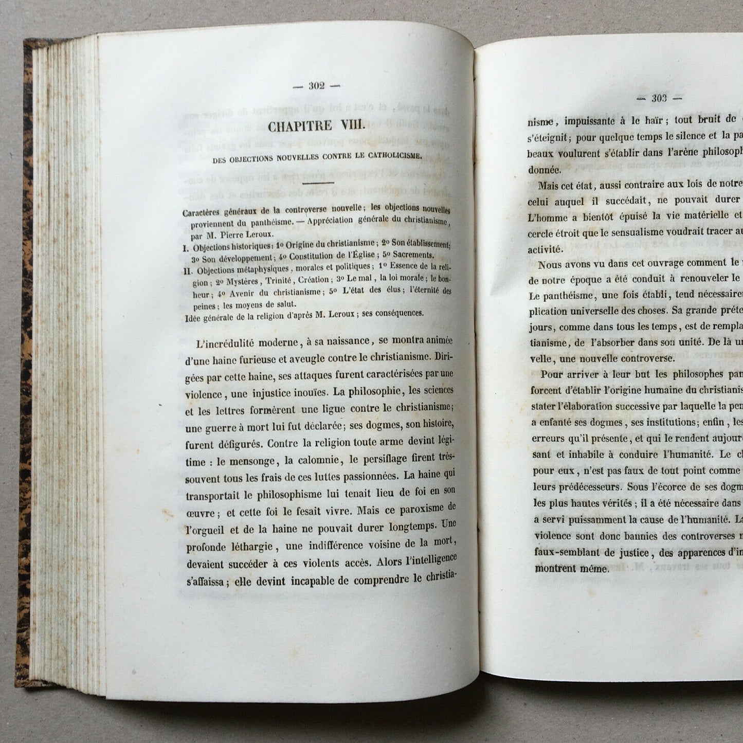 H. Maret — Essai sur le panthéisme dans les sociétés modernes — Sapia — 1840