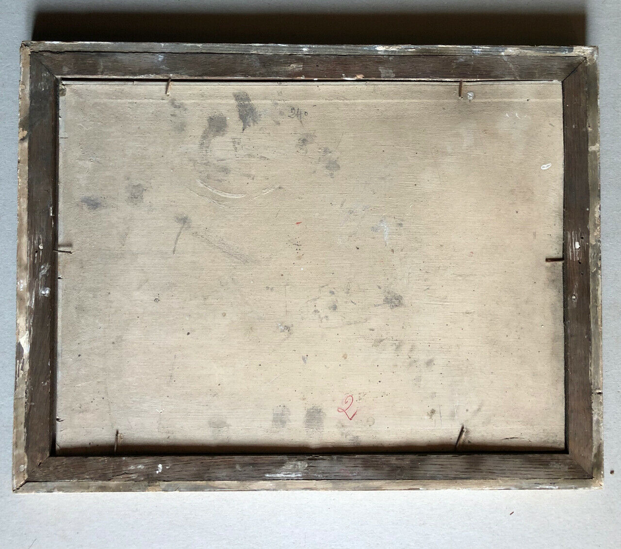 G. Aubert — Vue de Saint-Tropez — huile sur carton — 28 x 38 cm.