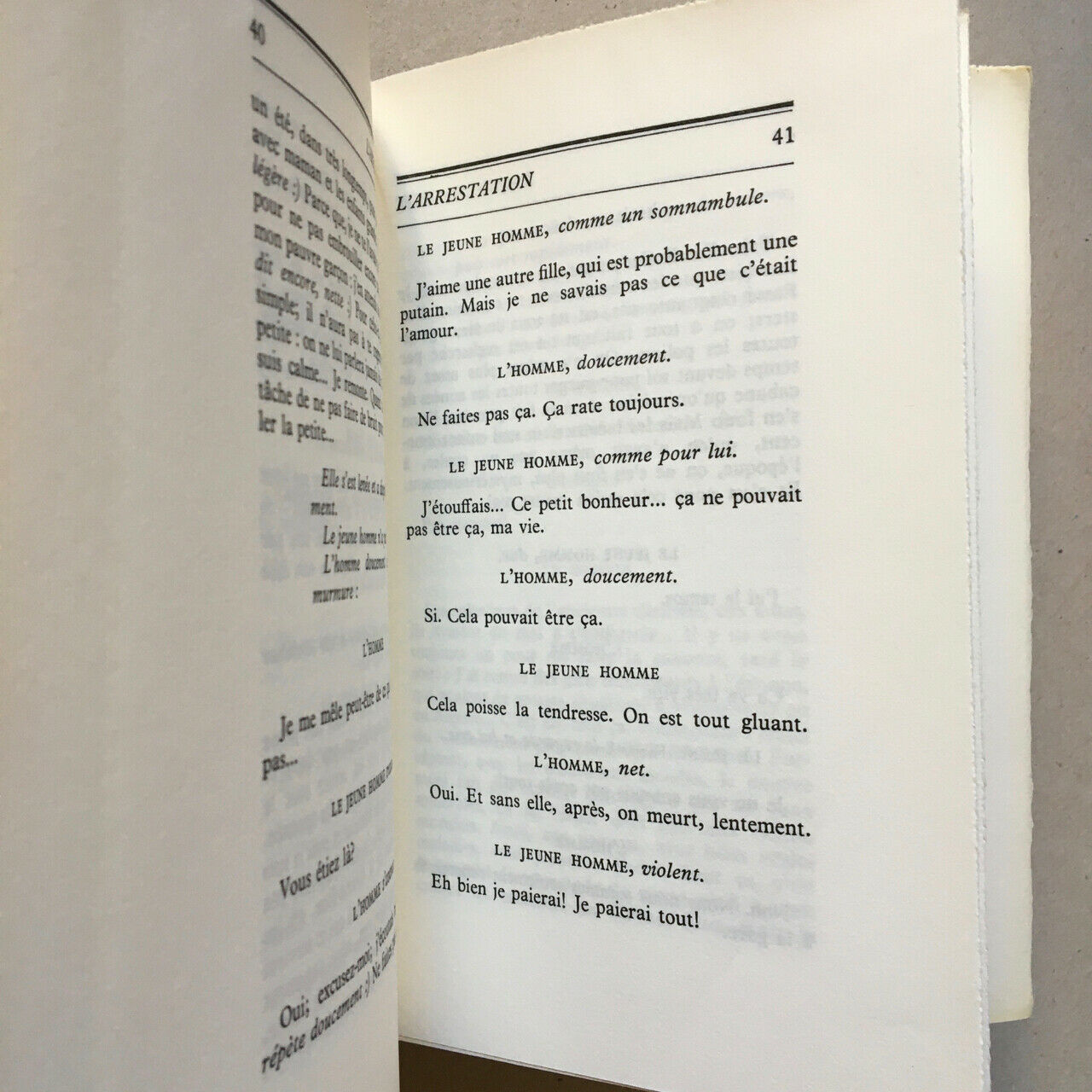 Jean Anouilh — L'Arrestation — É.O. sur Hollande n°/ 77 — La Table ronde — 1975.