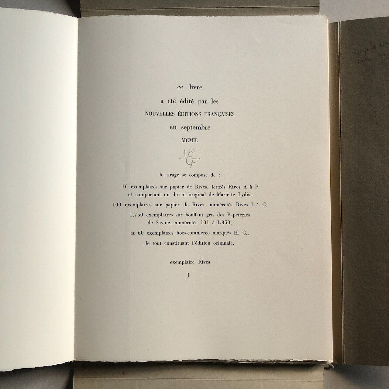 Mariette Lydis — intro. par Henry de Montherlant — dessin original signé — 16 pl