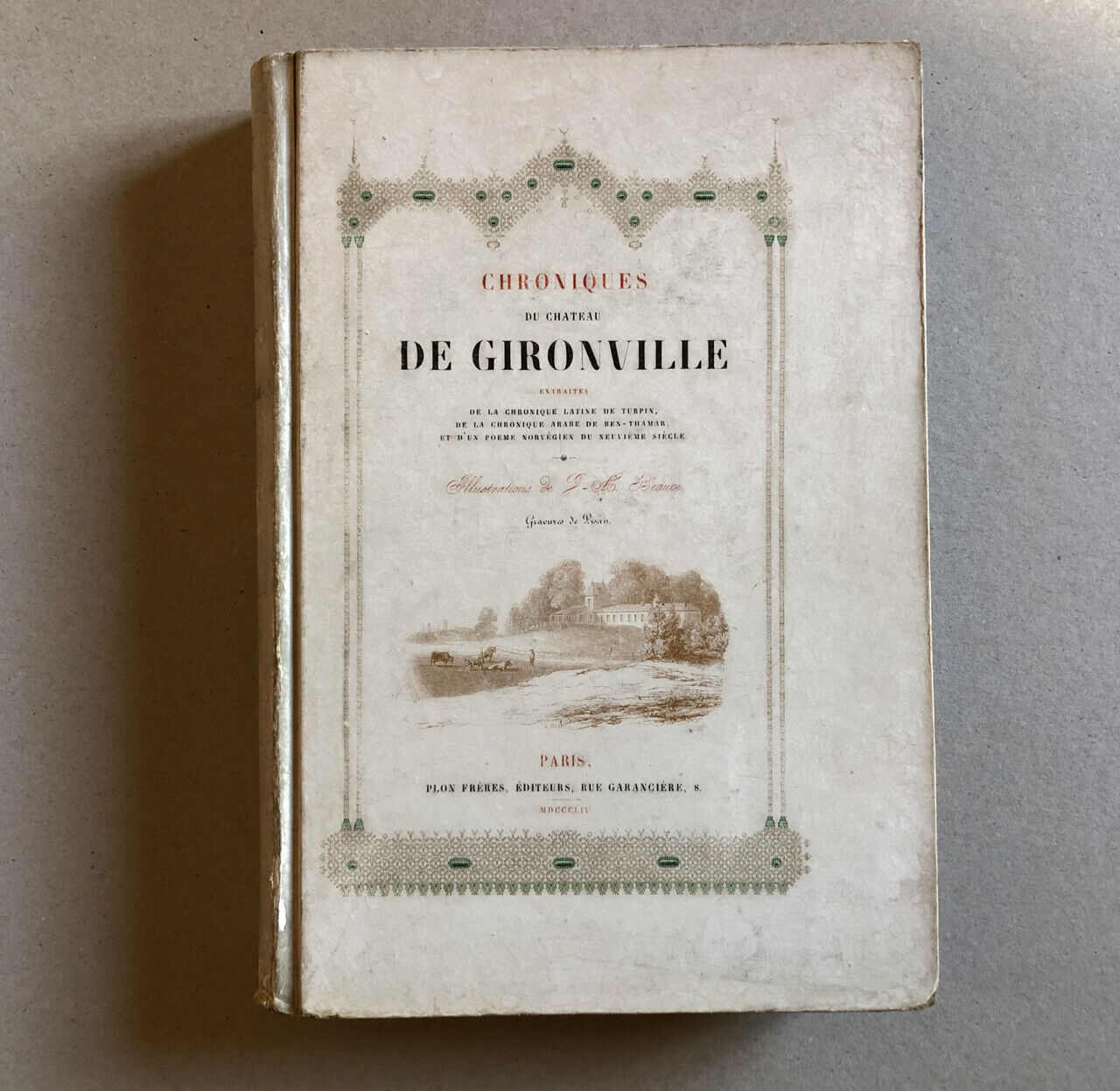 L. M. Duffour-Dubergier — Chroniques du château de Gironville — ÉO — Plon — 1854