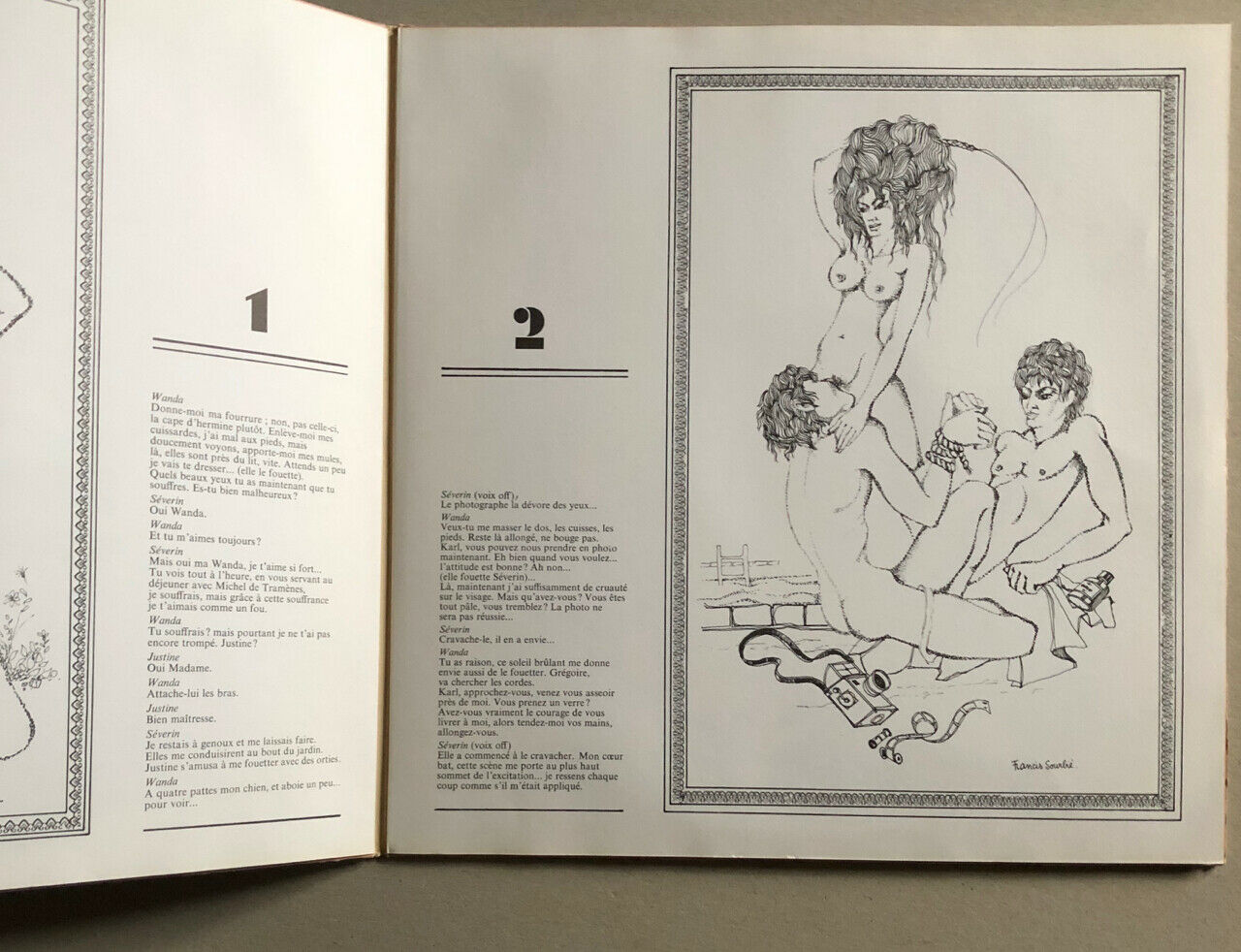 L'amour cruel à travers les siècles — La Vénus à la fourrure + 3 — 4 LPs 1970's