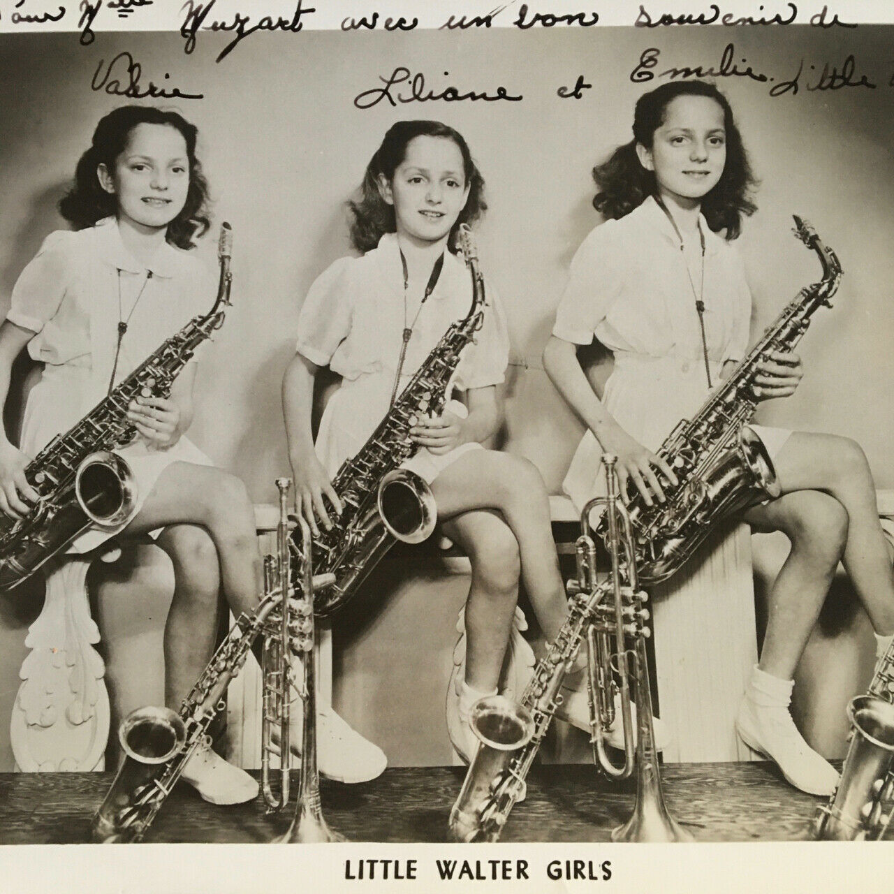 Little Walter Family — 3 tirages argentiques signés — cirque, music-hall — 1950.