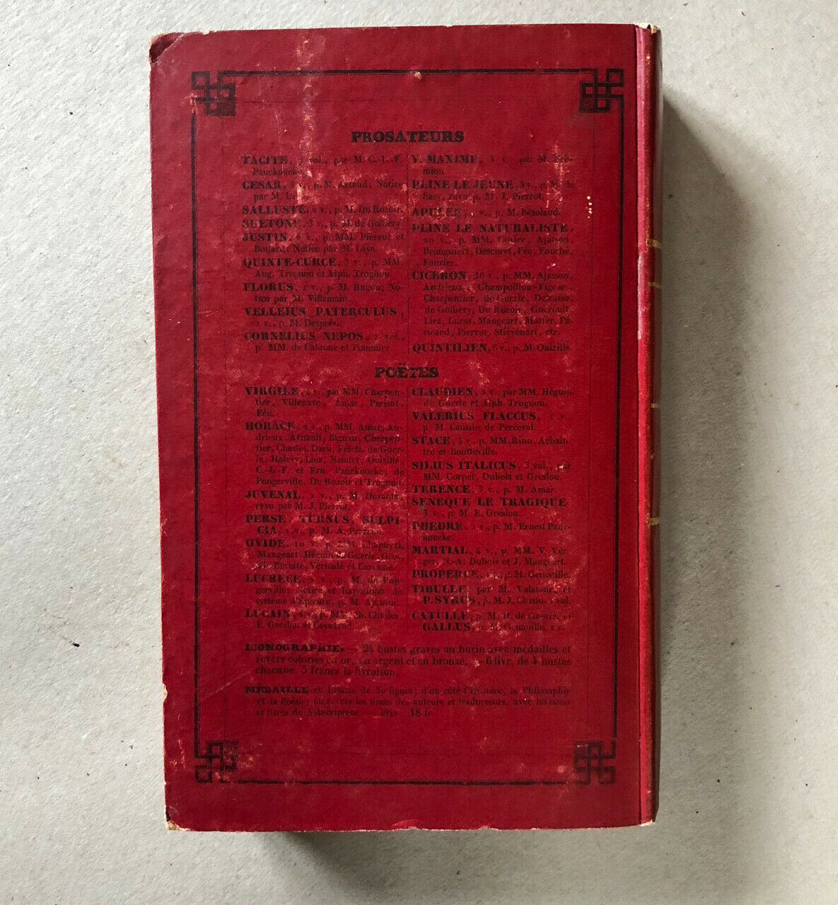 Sénèque — Oeuvres complètes — édition bilingue — 8 volumes — Panckoucke — 1832.