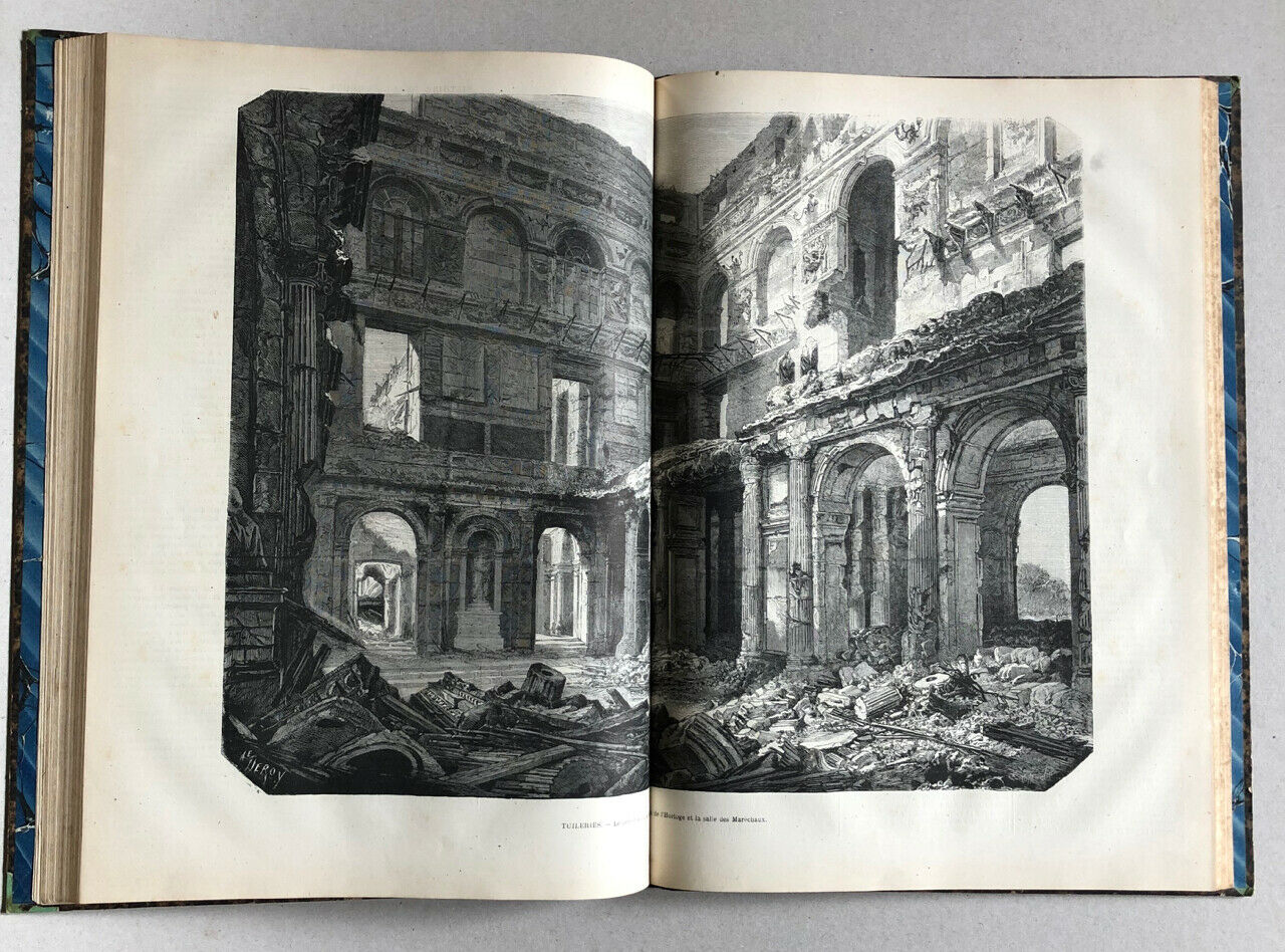 Georges Bell — Paris incendié - Histoire de la Commune de 1871 — A. Marc — 1872
