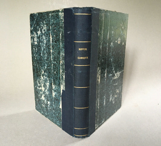 Vertot, Nerval, La Bédollière… — La Revue comique — ill. Bertall, Nadar… — 1848