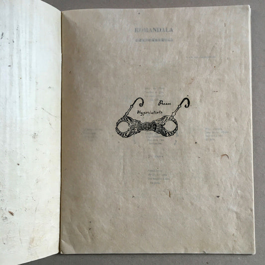 Éric Chazot — Romandala — 9 lithos ht — Hyporealist press — Kathmandu — 1976