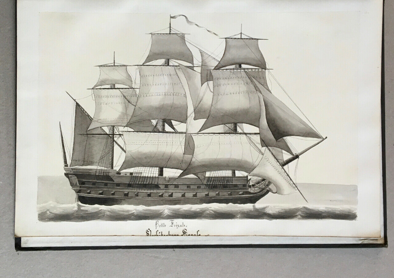 Album d'aquarelles d'architecture, œuvre d'une jeune aristocrate belge — c. 1850
