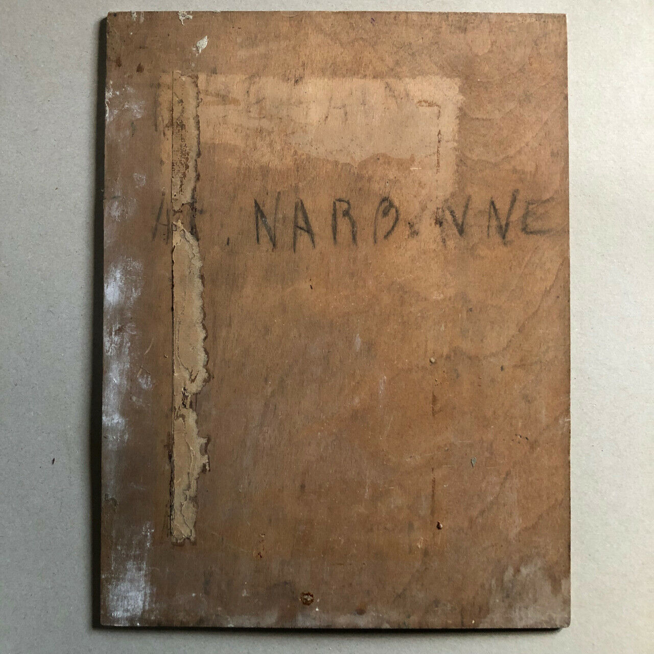 Narbonne — alley — Oil on panel — 39 x 30 cm.
