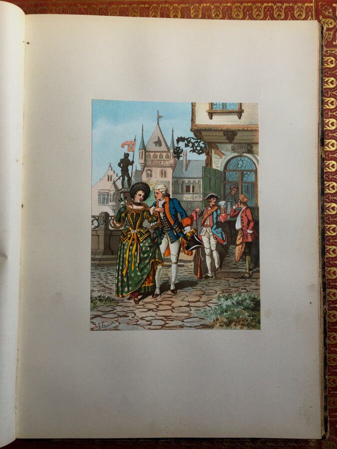 HENRY GANIER - COSTUMES RÉGIMENTS D'ALSACE AU XVIIe - ÉPINAL FROEREISEN - 1882