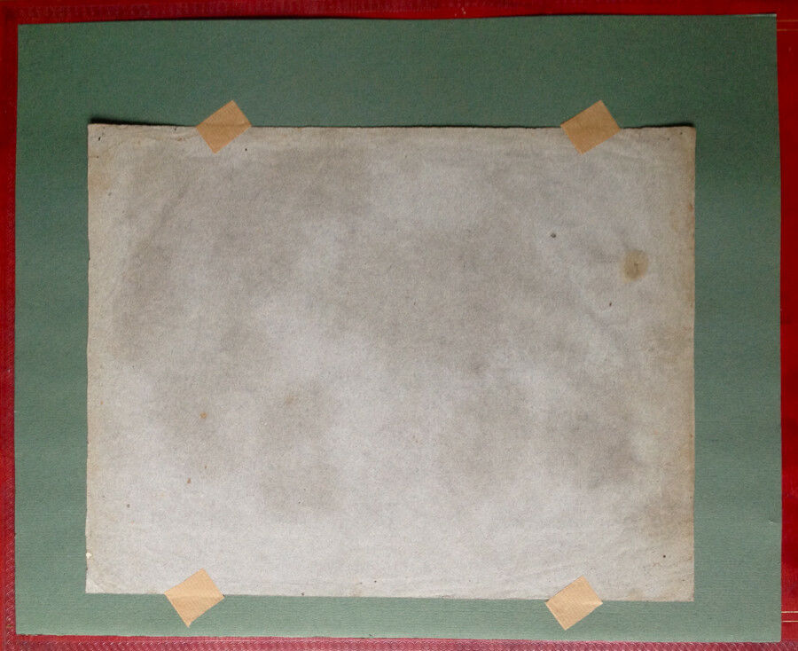 Study of anglers — graphite and pastel drawing — late 19th century.