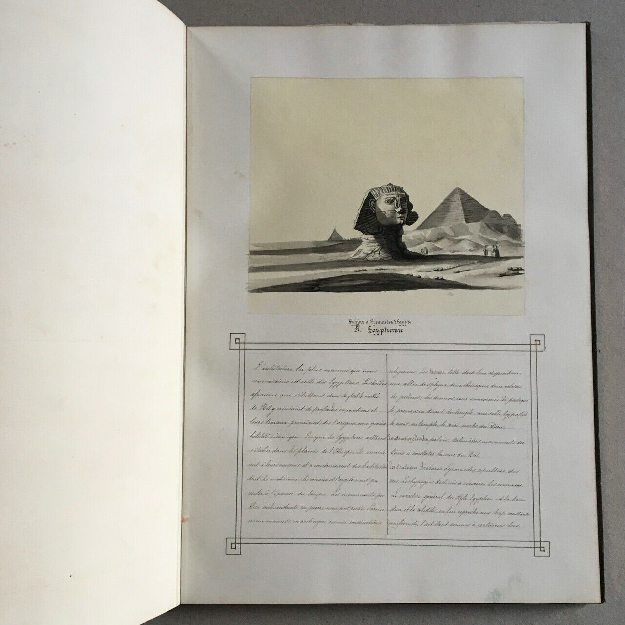 Album d'aquarelles d'architecture, œuvre d'une jeune aristocrate belge — c. 1850