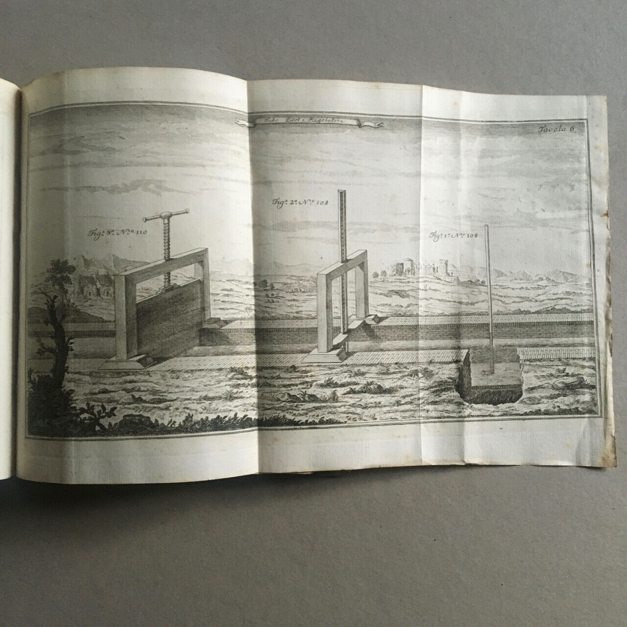 Michelotti — Sperimenti idraulici — 2 t. en 1 vol. — É.O. — Stamperia reale 1767