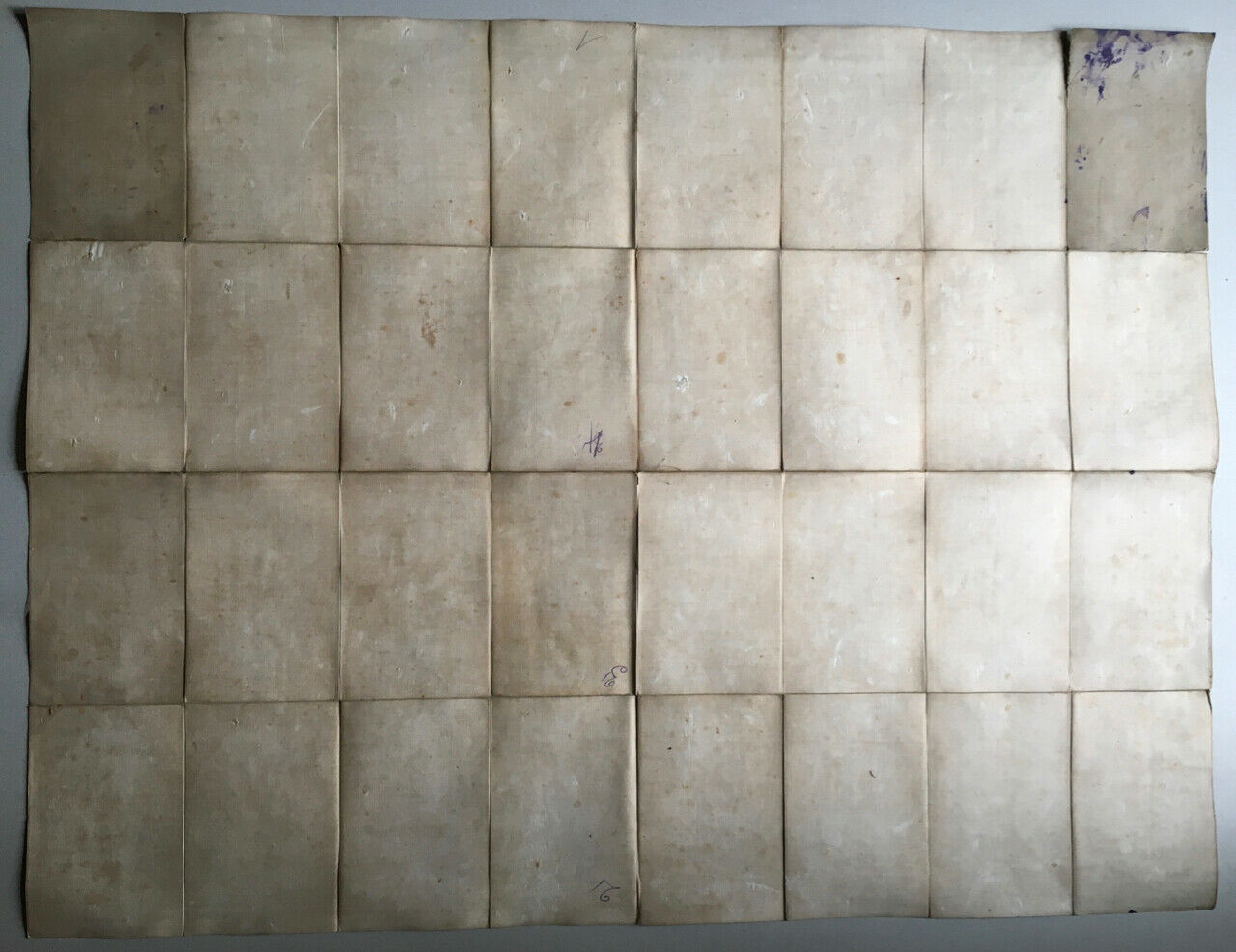 Perrot — Picturesque & maritime canvas map of France — 111x84 Fatout — 1850