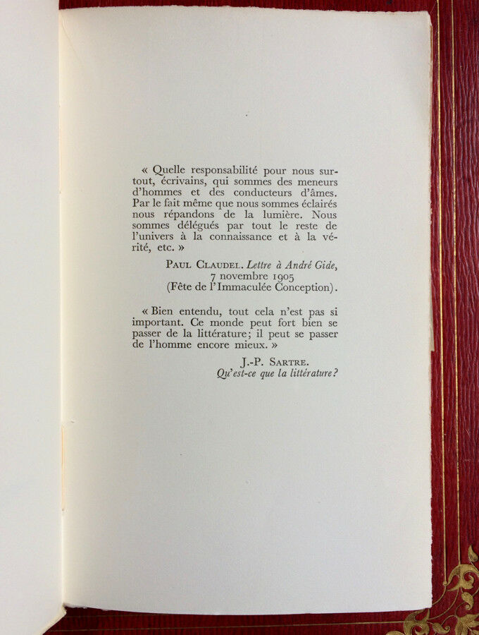 JEAN CAU - LE COUP DE BARRE - ÉDITION ORIGINALE - N° 27/43 - GALLIMARD - 1950.