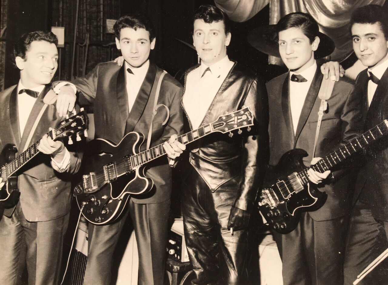 Gene Vincent & Les Champions (Claude Ciari) — théâtre de l'Étoile, Paris,1962.