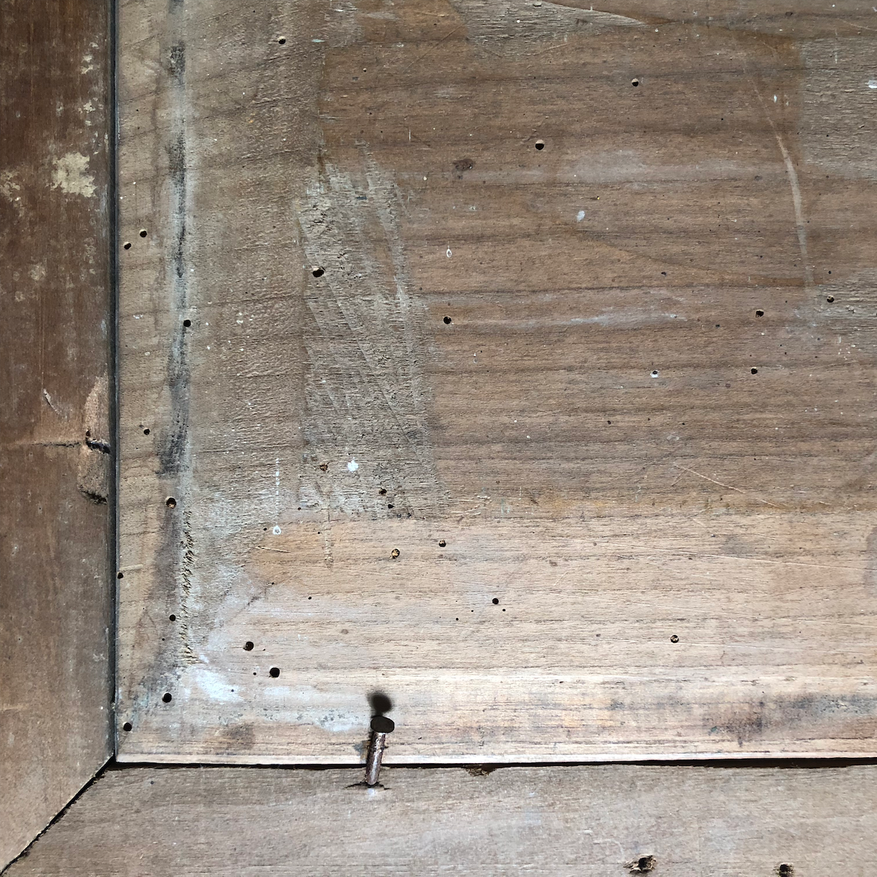 A. Baudry — Vue de Bretagne: Rosporden — huile sur panneau signée — 28 x 35 cm.