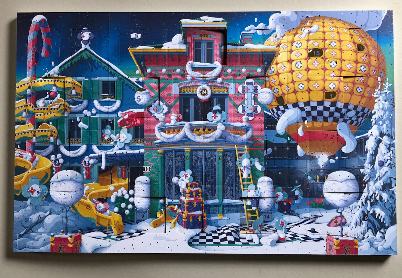 Louis Vuitton — calendrier de l 'Avent Vivienne 2022 — 24 décorations de noël .