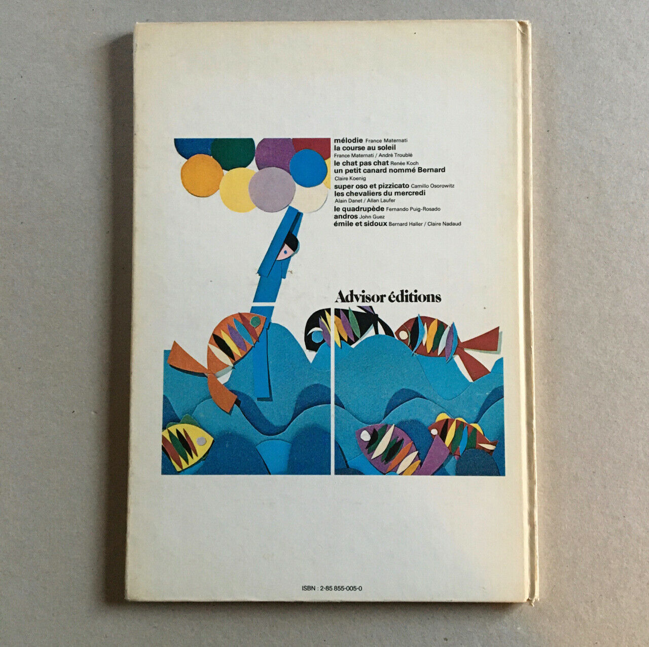 John Guez — Andros — illustrated book of collages — dispatch — Advisor — 1976.