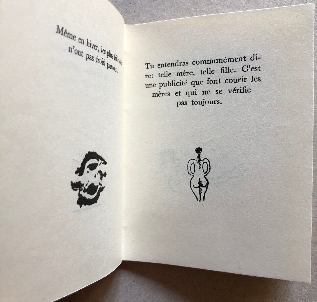 Georges Hugnet — O. Tamburi — La Morale à Nicolas — envoi — Pesce d'oro — 1964.