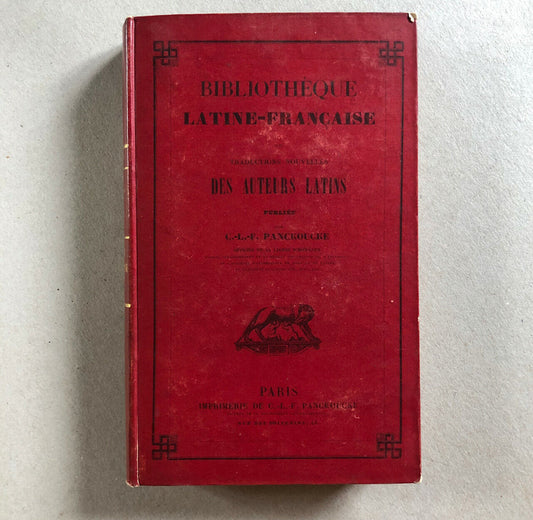 Seneca — Complete Works — bilingual edition — 8 volumes — Panckoucke — 1832.