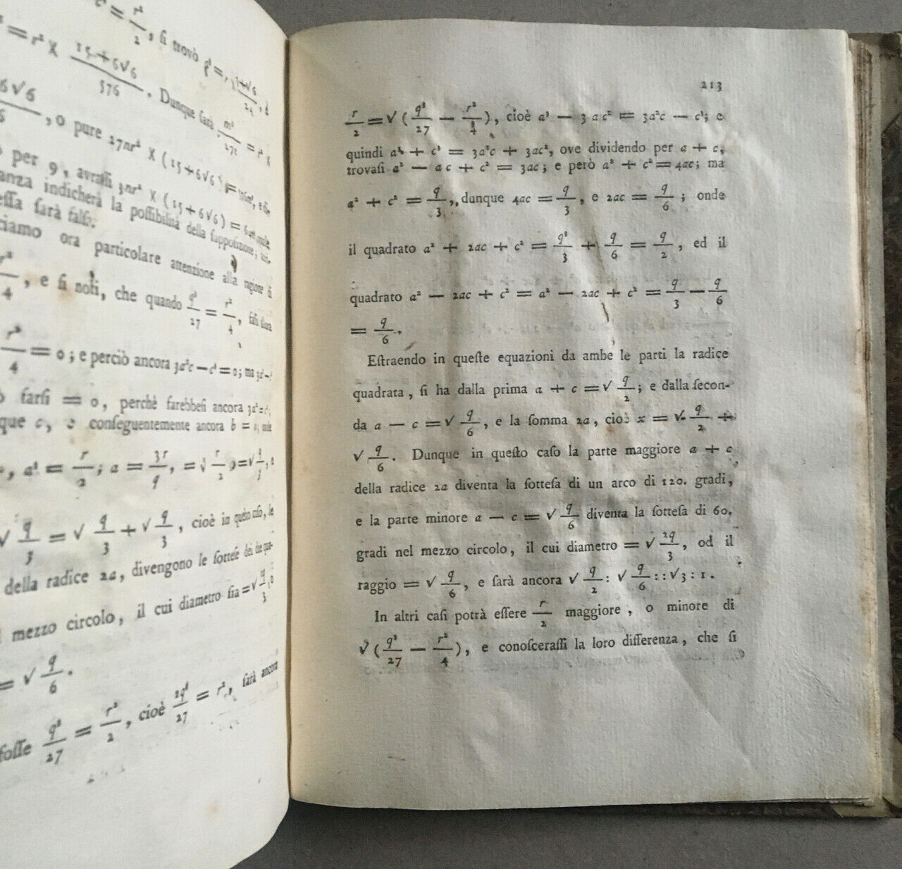 Michelotti — Sperimenti idraulici — 2 t. en 1 vol. — É.O. — Stamperia reale 1767