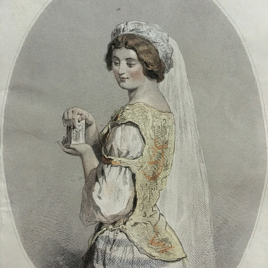 Paul Gavarni (1804-1866) — 4 canivets engraved on steel — Gabriel de Gonet — 1850