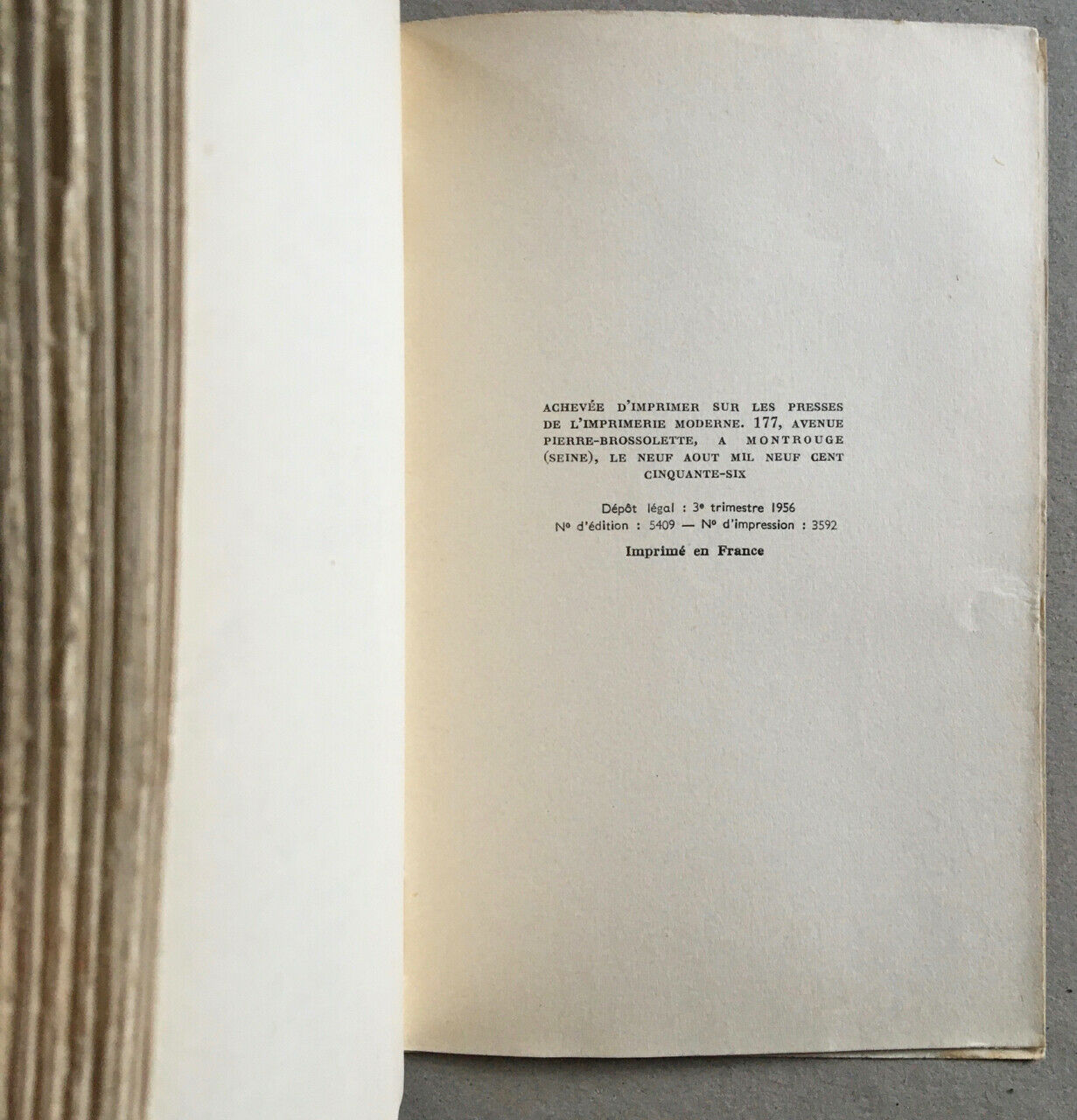 Jean Dutourd —Les Taxis de la Marne — envoi autographe — Gallimard — 1956.