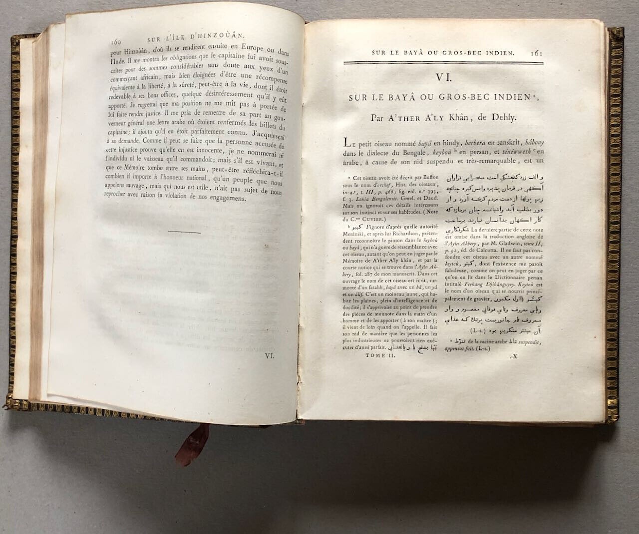 Labaume (trad.), Cuvier, Lamarck — Recherches asiatiques - Bengale — é.o. — 1805