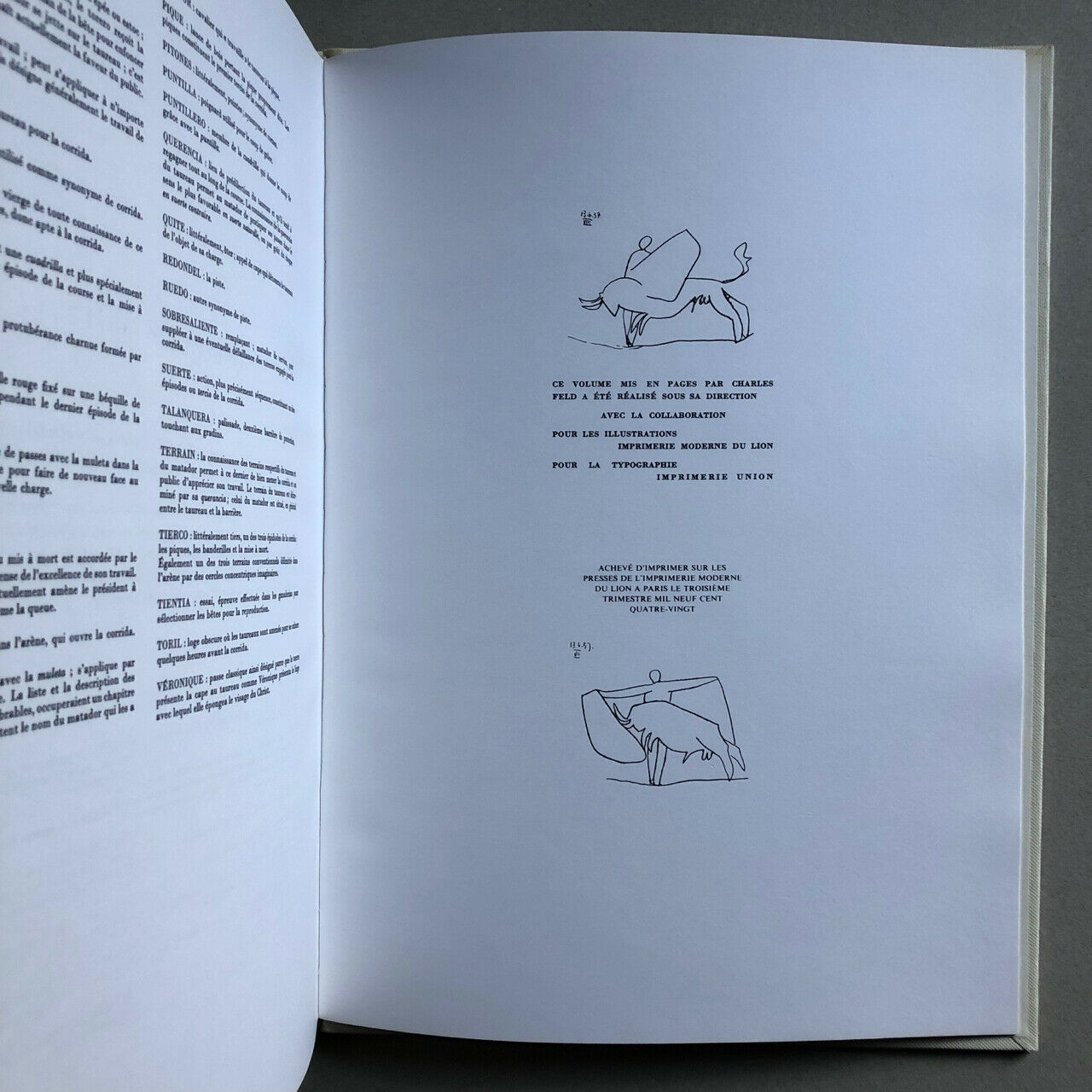 Pablo Picasso, Luis Miguel Dominguin — Toros y toreros — Cercle d'art — 1980.