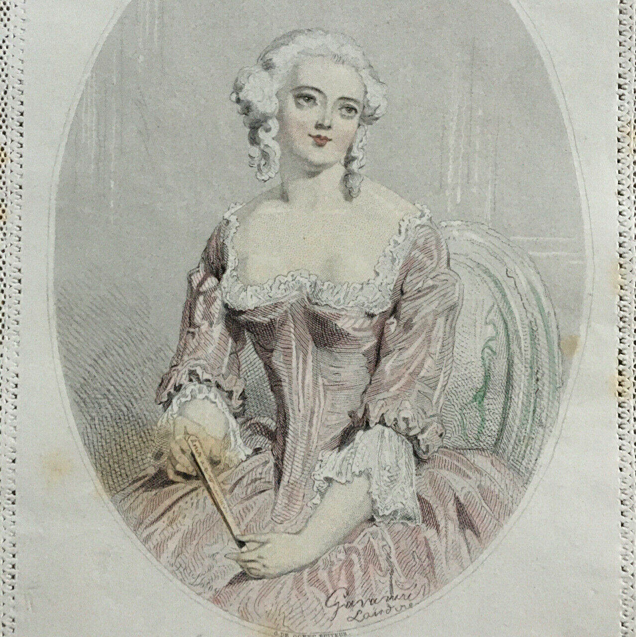 Paul Gavarni (1804-1866) — 4 canivets gravés sur acier — Gabriel de Gonet — 1850