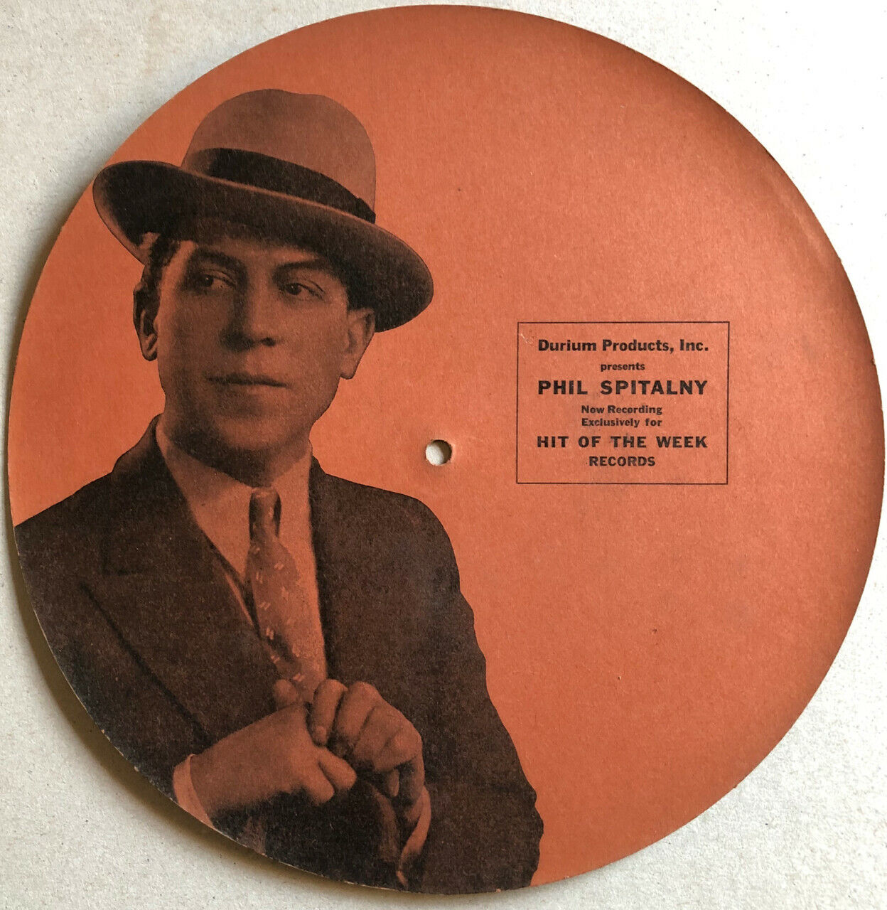 Phil Spitalny — Now's the time to fall in love — Picture disc — Durium — 78 rpm