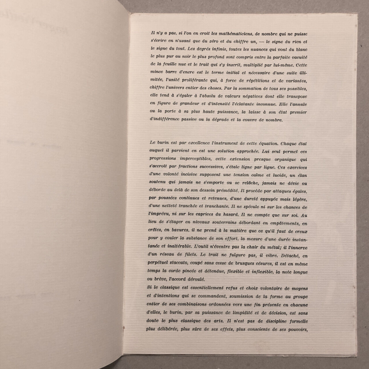 Roger Vieillard — gravure originale — catalogue à tirage limité — Maeght — 1958.