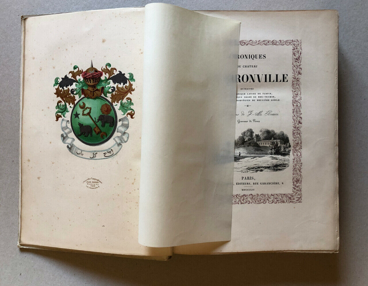 L. M. Duffour-Dubergier — Chroniques du château de Gironville — ÉO — Plon — 1854